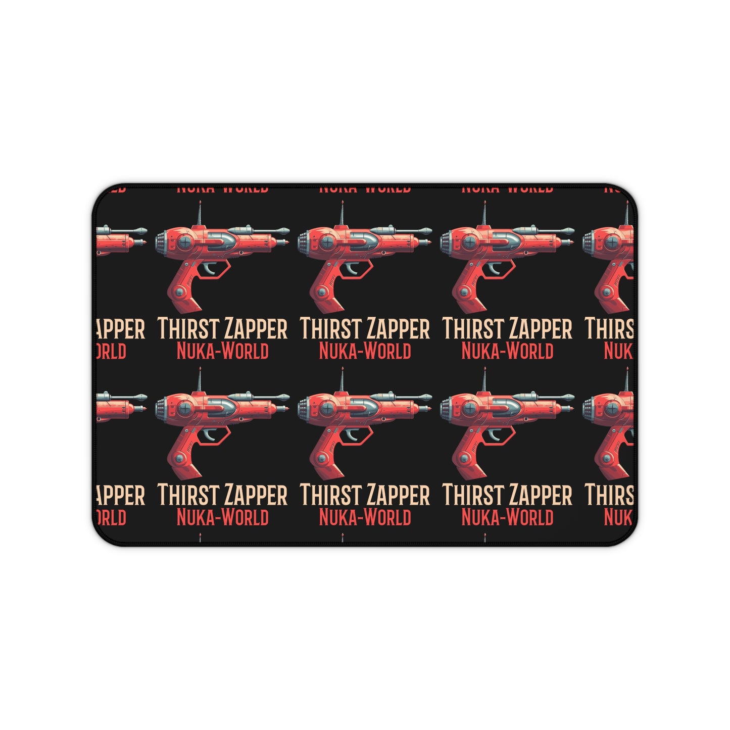 Nuka-World Thirst Zapper Fallout Desk Mat — Retro Sci‑Fi Gaming Mouse Pad