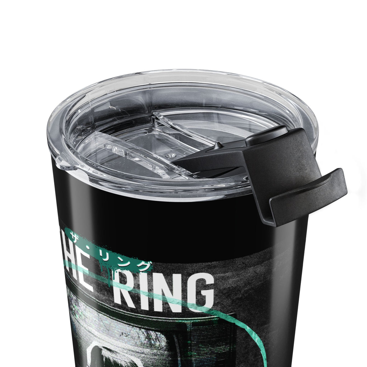 20oz Travel Tumbler - 'The Ring' Horror Movie Graphic Insulated Cup— Halloween 2026
