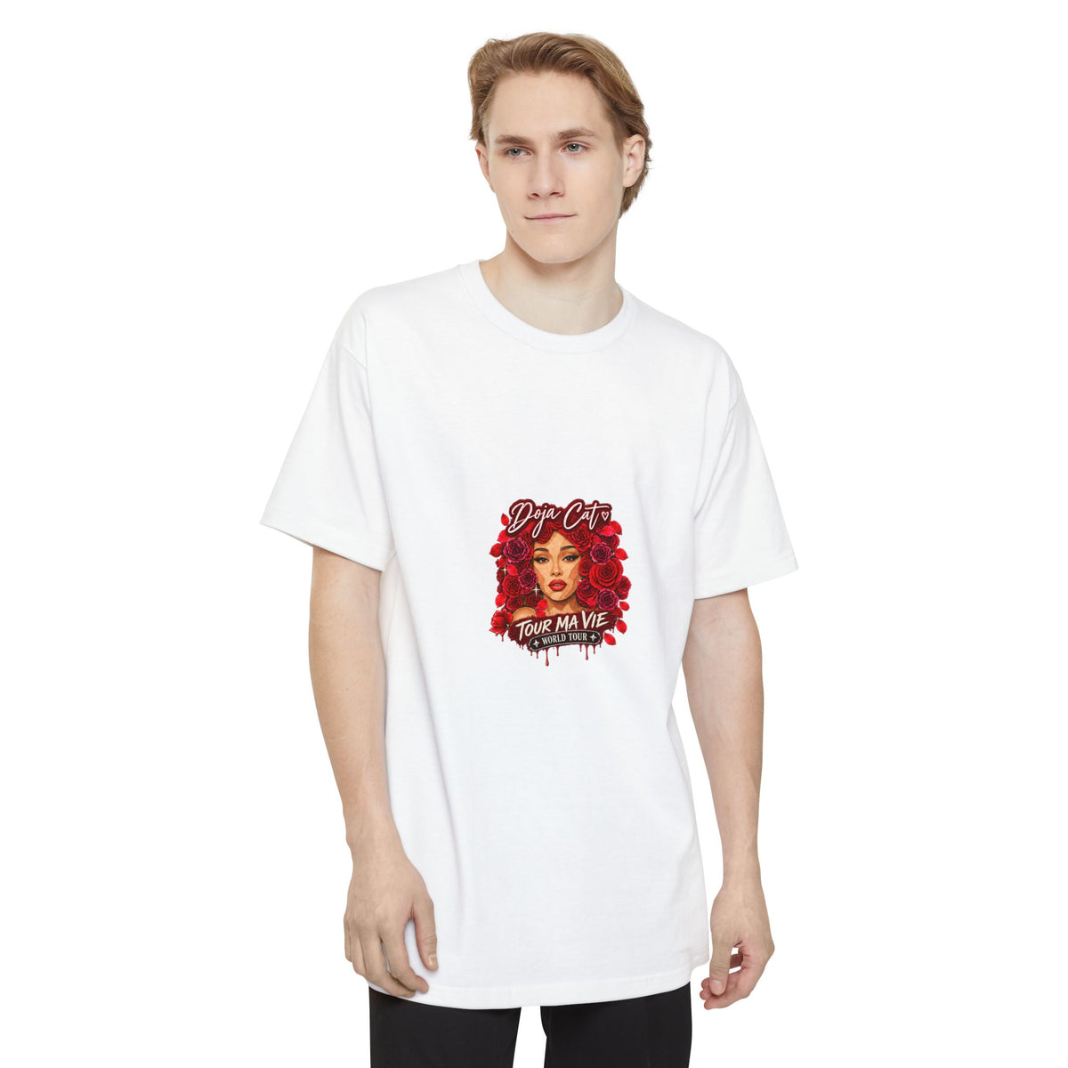 Rose Mosaic Portrait Hanes Tall Beefy-T Shirt