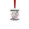 Skateboarding Through the Holidays Acrylic Ornament