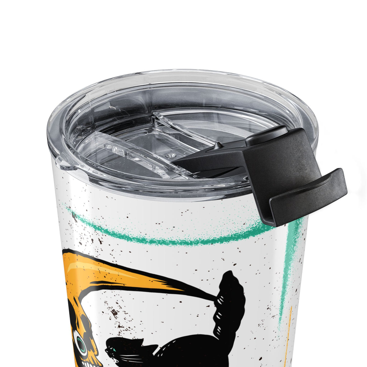 20oz Halloween Black Cat & Moon Tumbler — Spooky Retro Travel Mug— Halloween 2026
