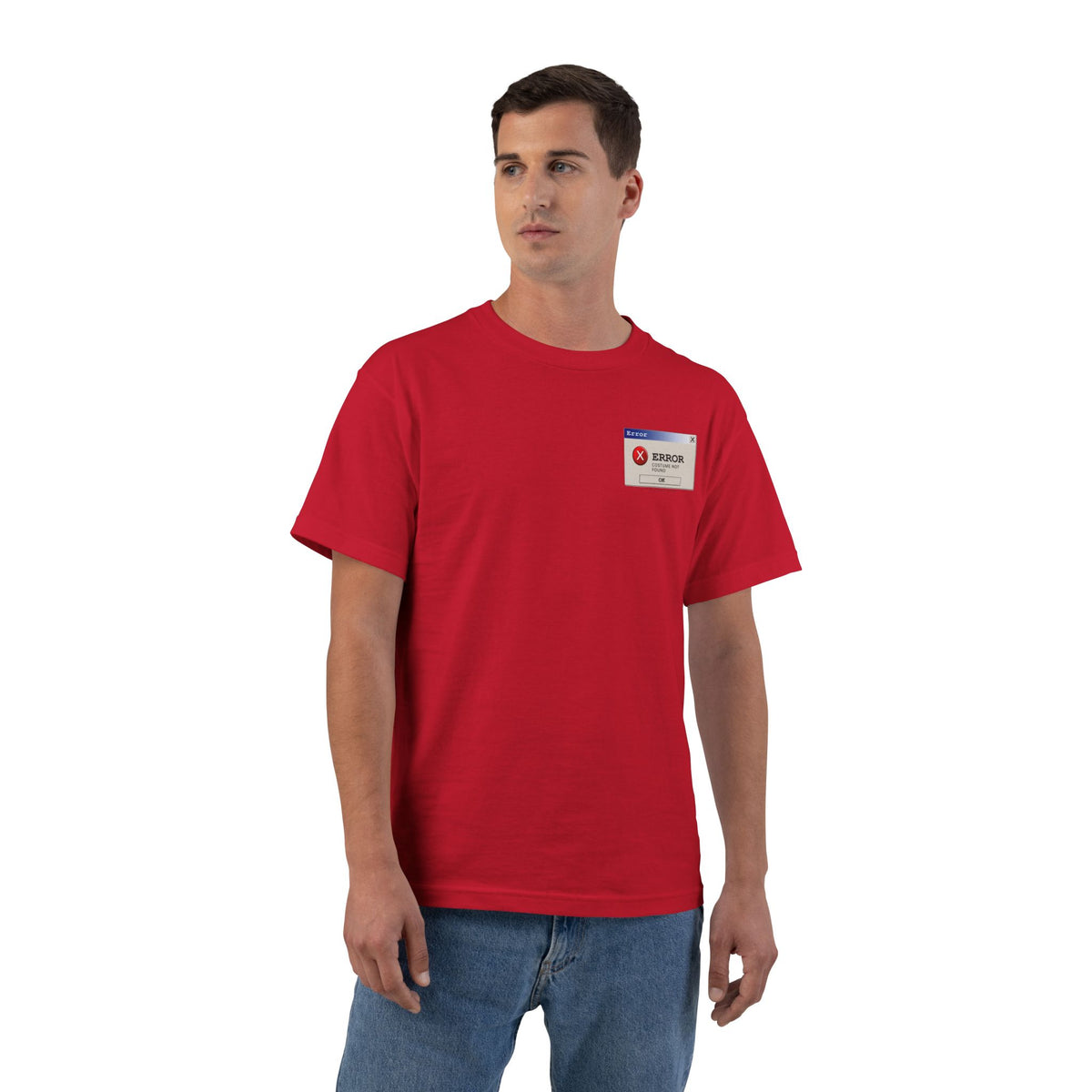 ERROR Costume Not Found - T-shirt Top - Retro Vampire Heart Graphic Tee - Fall Halloween 2026
