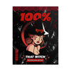 Red Witch Halloween Poster - "100% That Witch" October Fall 2026