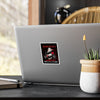 Demon Queen Kiss-Cut Vinyl Decal — Gothic Punk Sticker ("Unhinged Evil")— Halloween 2026