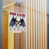 Gothic Skull Bat Kiss-Cut Vinyl Decal - Wings Fly Pussy — Halloween 2026