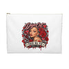 Red Roses Chrome Portrait Accessory Pouch