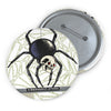 Monster Spider Pin - Black and Red Evil Eyes - Button Badge - Fall Halloween 2026