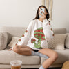 Mushroom Tree Crewneck Sweatshirt — Festive Toadstool Holiday Graphic