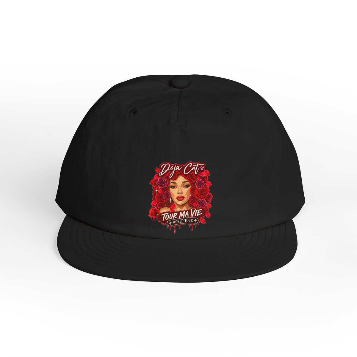 Rose Mosaic Portrait AS Colour Surf Cap