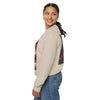 Crewneck Sweatshirt — Cozy Cat by the Fireplace Graphic
