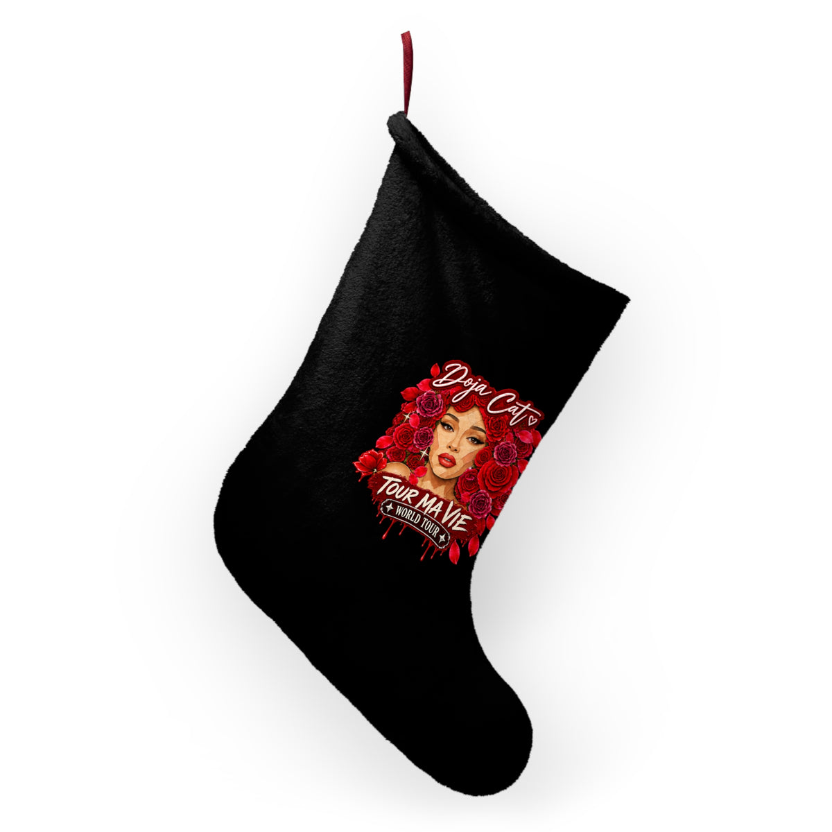 Rose Mosaic Portrait Christmas Stockings