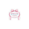 Having A Crisis But At Least It's Aesthetic Kiss-Cut Sticker | Coquette Ribbon Humor, Pastel Lace Aesthetic