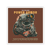 Power Armor Die-Cut Sticker Enclave Fallout — Retro Post-Apocalyptic Helmet Design
