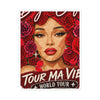 Rose Mosaic Portrait Custom Shape Magnet