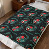 Velveteen Plush Blanket — 'Outta This World' Alien UFO Pattern (World 2026)