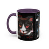 Halloween Cat Coffee Mug — Two-Tone Accent 11/15oz - Fall Halloween 2026