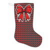 Red Bow Christmas Stocking