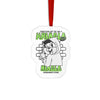Kringle Mingle Acrylic Ornament — Funny Grinch-Style Holiday Decoration