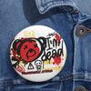 I'm Dead Teddy Bear Pin Button