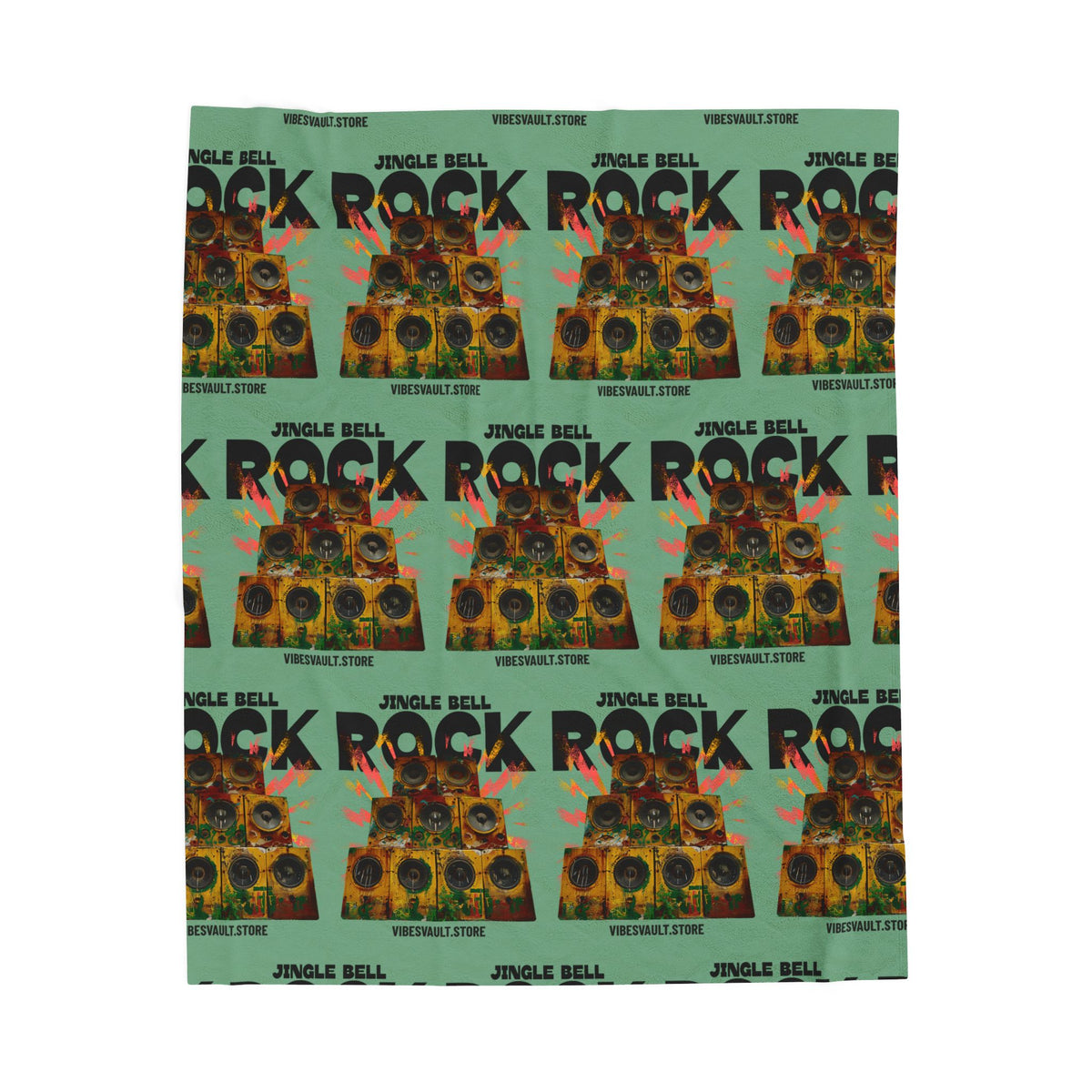 Jingle Bell Rock Plush Blanket