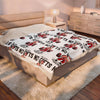 No Lifts No Gifts Santa Velveteen Plush Blanket