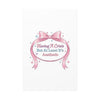 Having a Crisis But At Least It's Aesthetic Canvas | Coquette Ribbon Humor, Pastel Lace Art