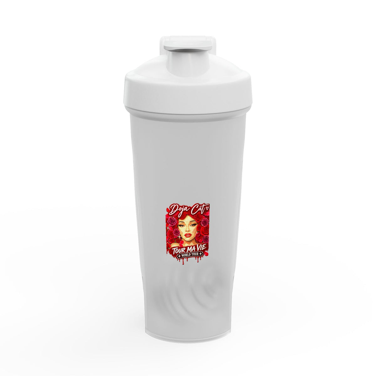 Rose Mosaic Portrait Protein Shaker