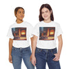 Cozy Fireplace Cat T‑Shirt