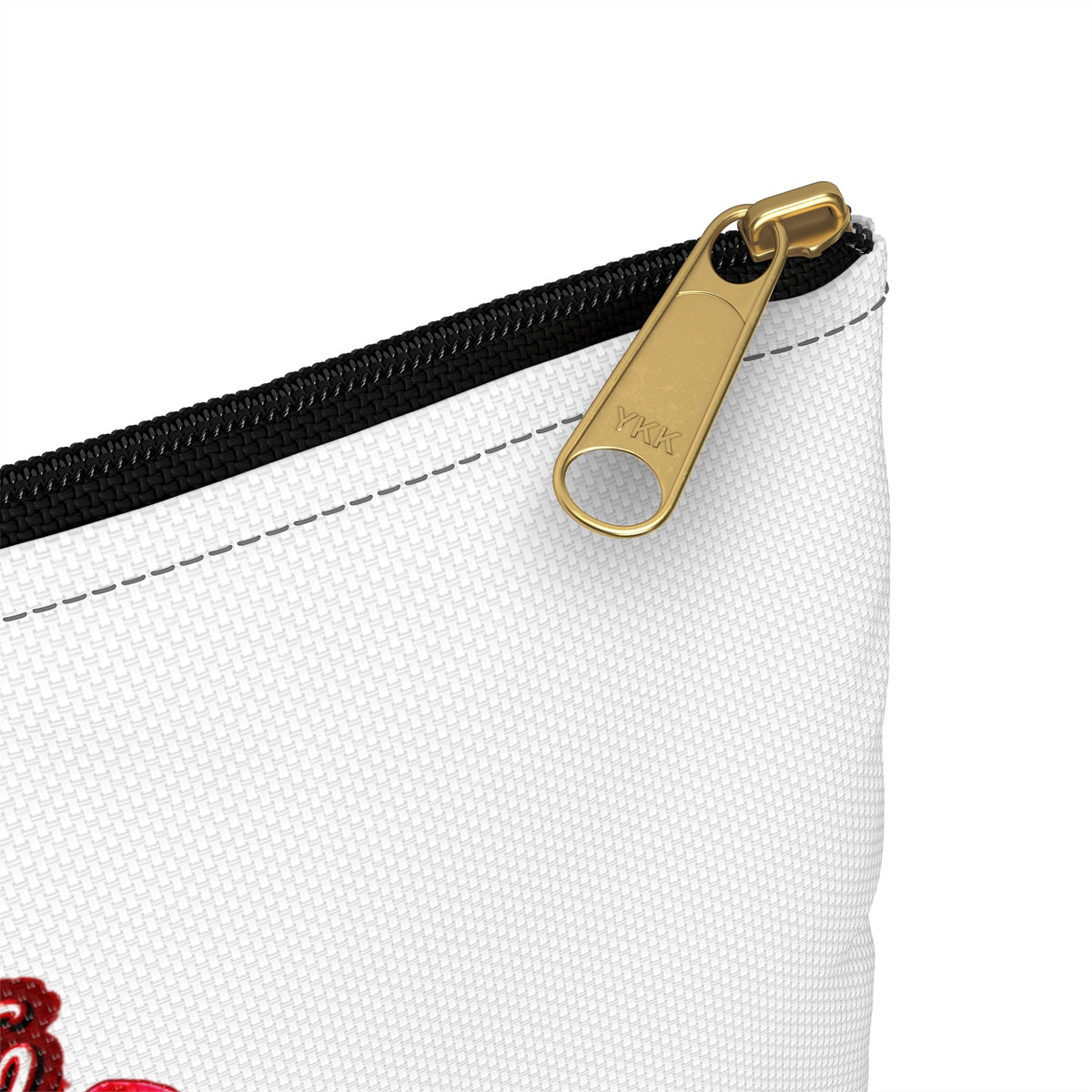 Rose Mosaic Portrait Accessory Pouch