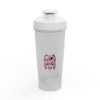 Pink Heart Chrome Eye Protein Shaker