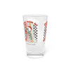 Christmas Skeleton Pint Glass — 'Dead Inside But It's Christmas' 16oz