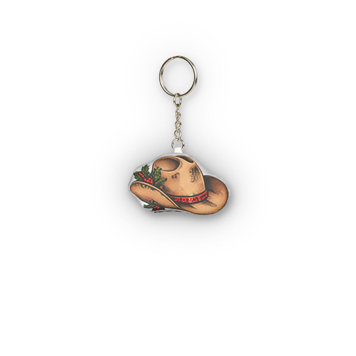 Cowboy Hat Mini Plush Keychain