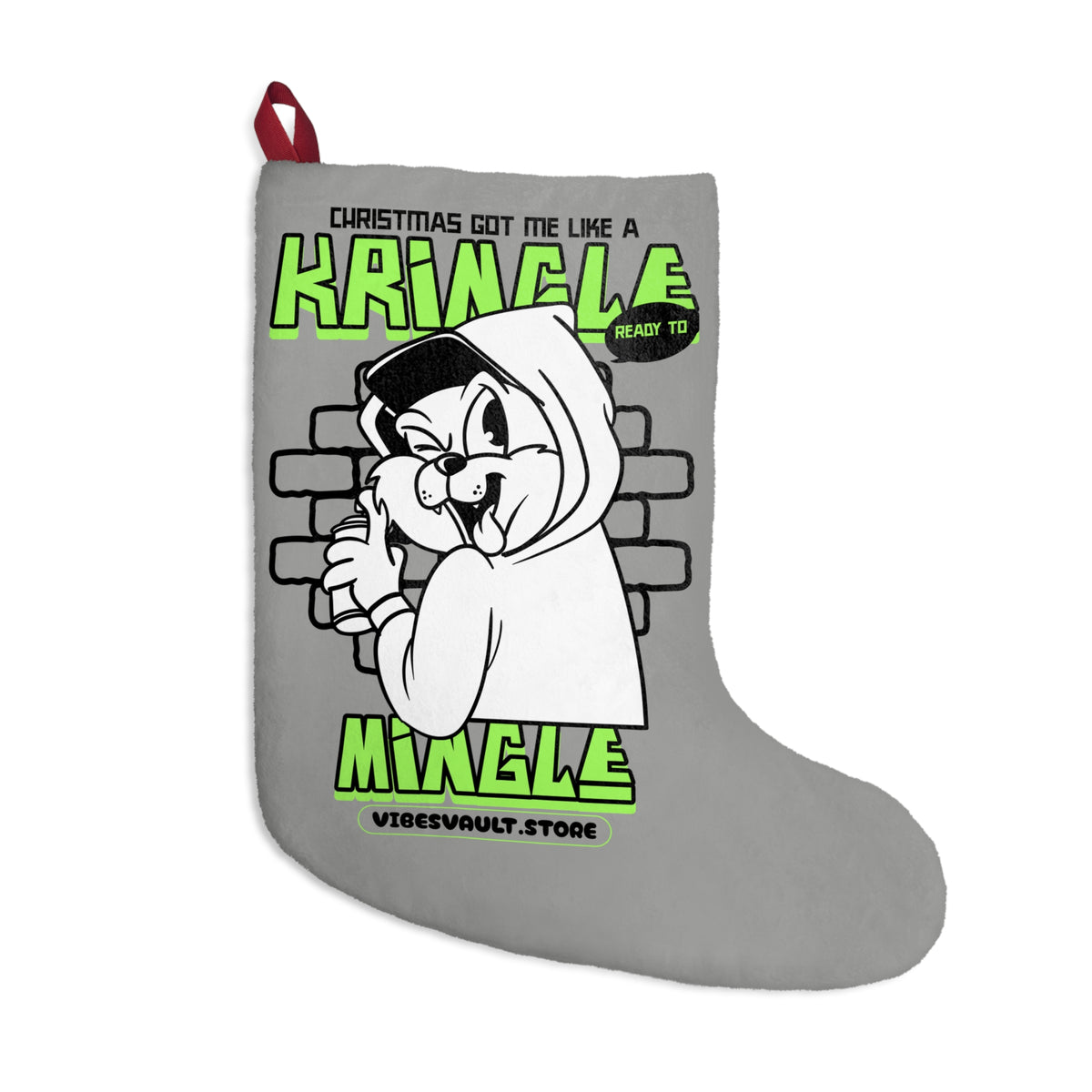 HOLIDAY Kringle Ready to Mingle Christmas Stockings