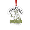 Christmas Gift - Girl Boss Gym Girl Custom Cut Acrylic Ornament