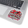 Red Heart Chrome Eye Kiss-Cut Stickers