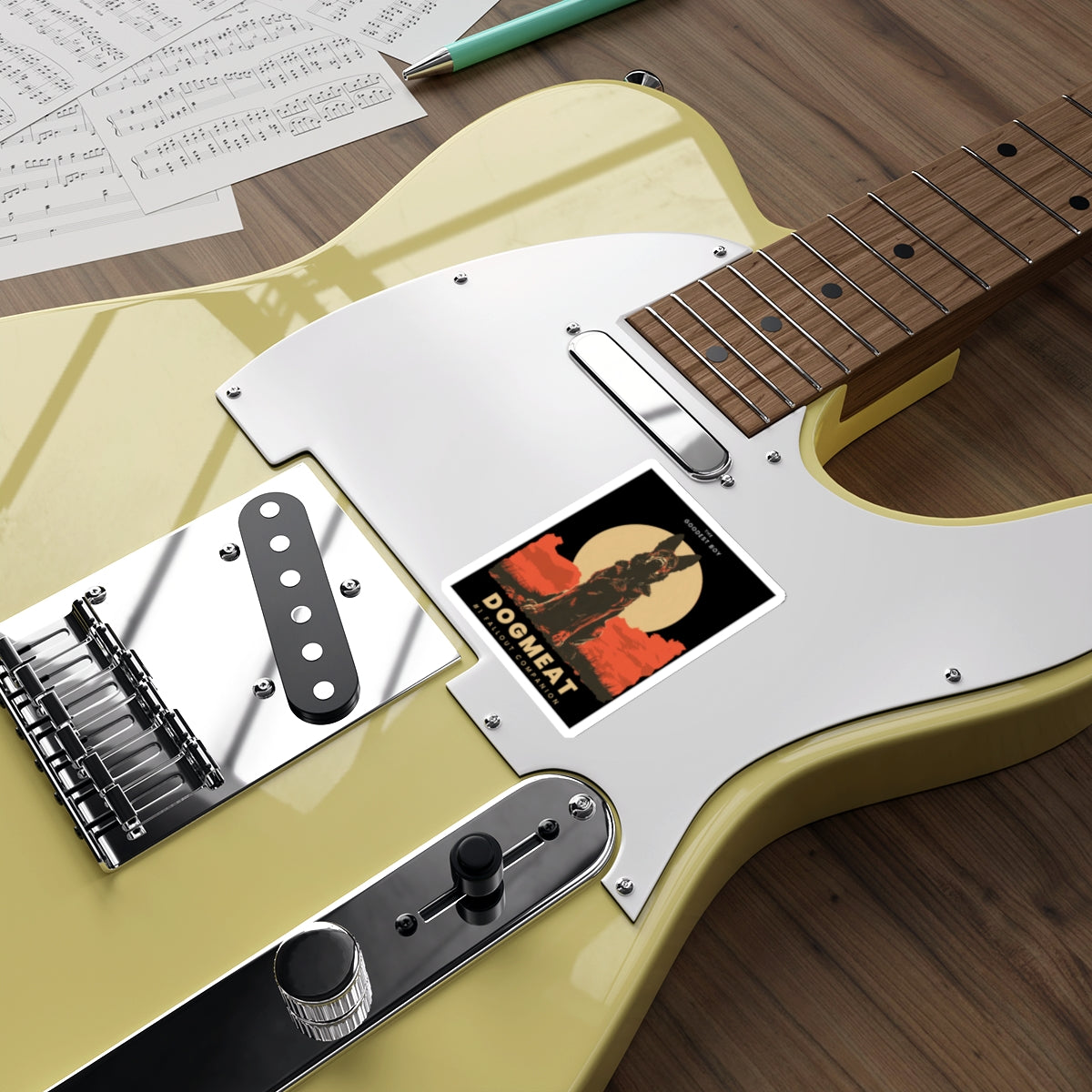 Dogmeat Die-Cut Sticker — 'The Goodest Boy' Fallout Companion Gaming Decal