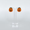 Pumpkin Stud Halloween Earrings