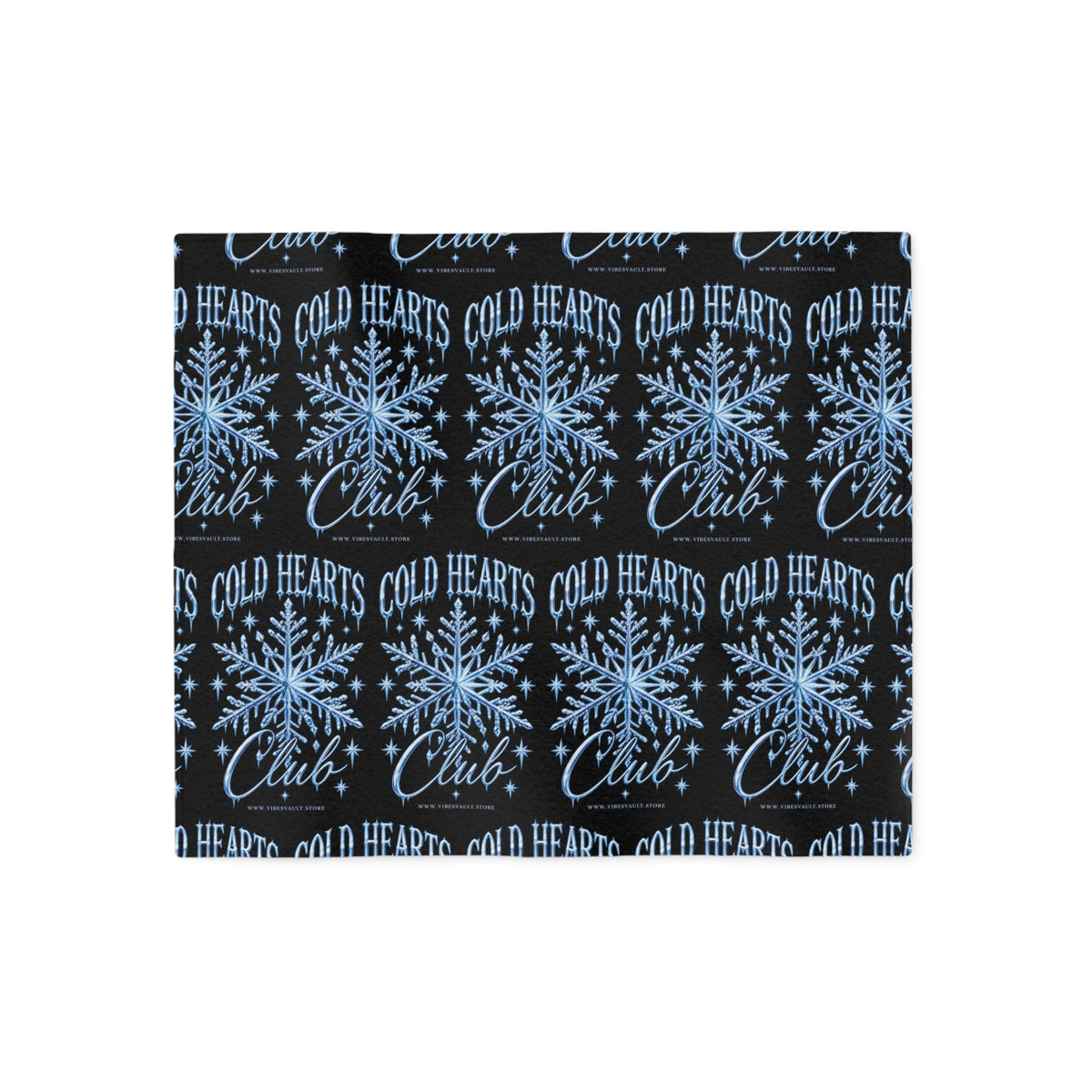 Cold Hearts Club Snowflake Sweatshirt Blanket