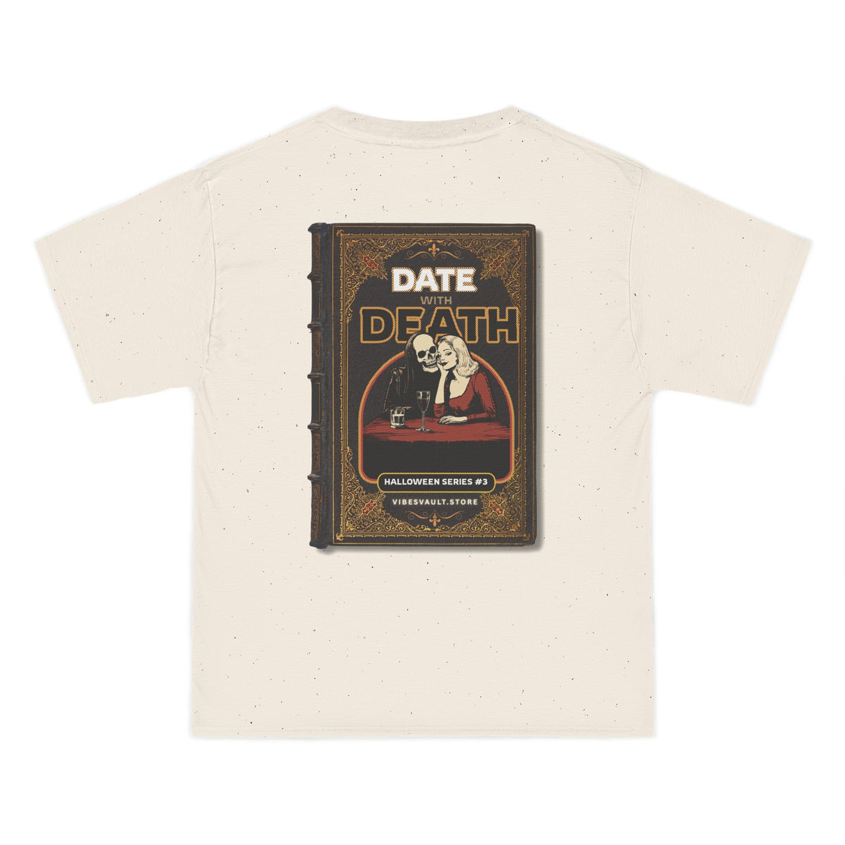 Date With Death Book Shirt - T-shirt Top - Retro Graphic Tee - Fall Halloween 2026
