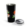 20oz Stainless Tumbler — Coffee Skull Pumpkin Spice PNW Graphic, Reusable Travel Cup— Halloween 2026