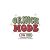 Grinch Mode Kiss-Cut Vinyl Sticker — Holiday Decal ("ON" Power Bar)