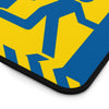 Vault-Tec "This Way to Vault" Desk Mat — Blue & Yellow Gaming Mouse Pad