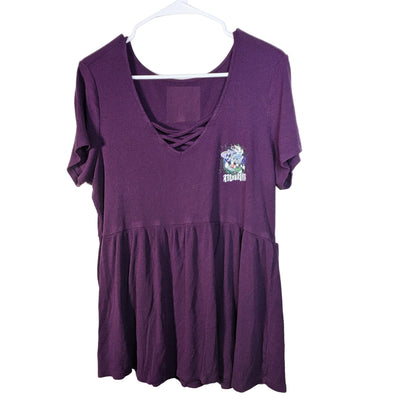 Purple Plus Size BeetleJuice Shirt