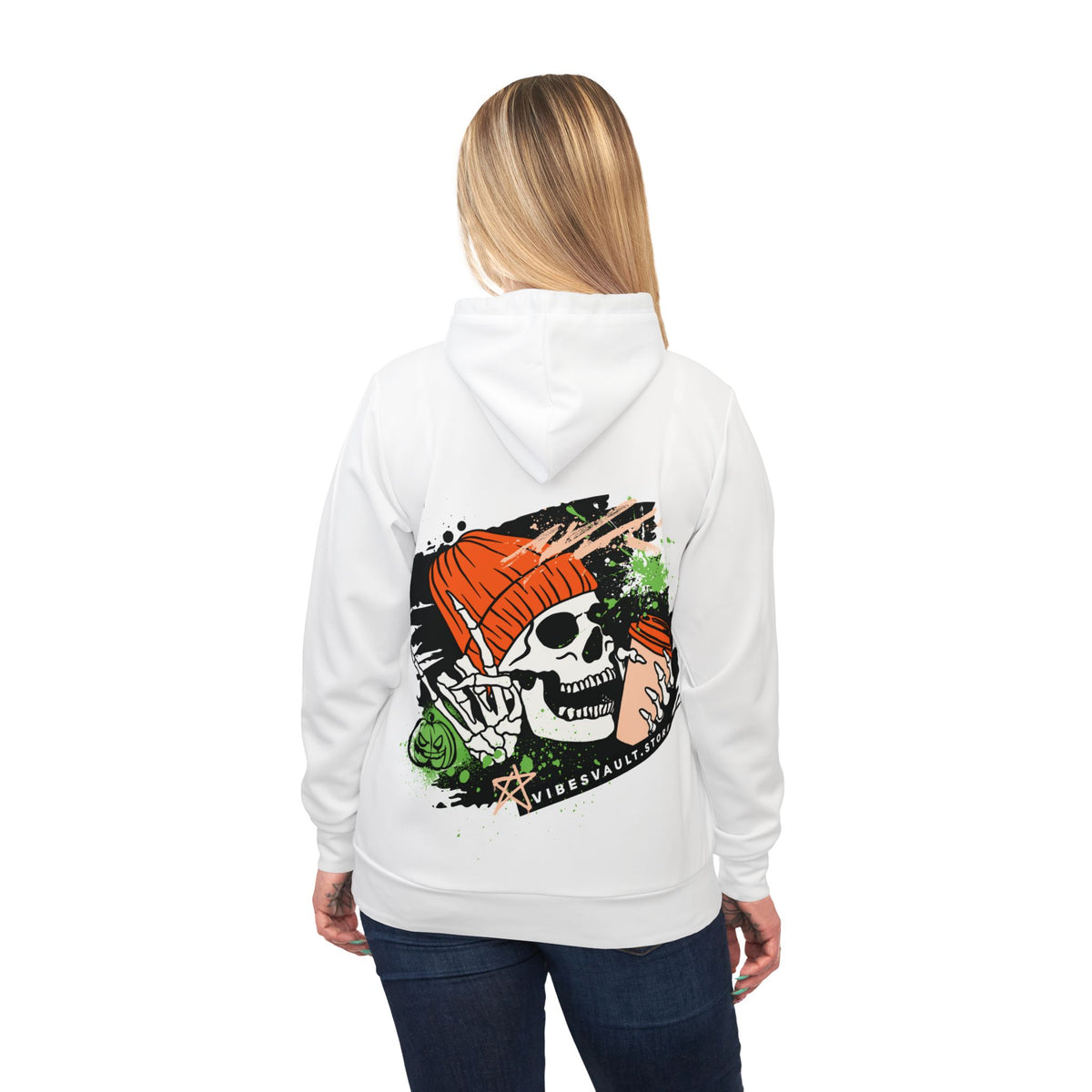 Basketball Skull Hoodie – Edgy Streetwear for Basketball Fans