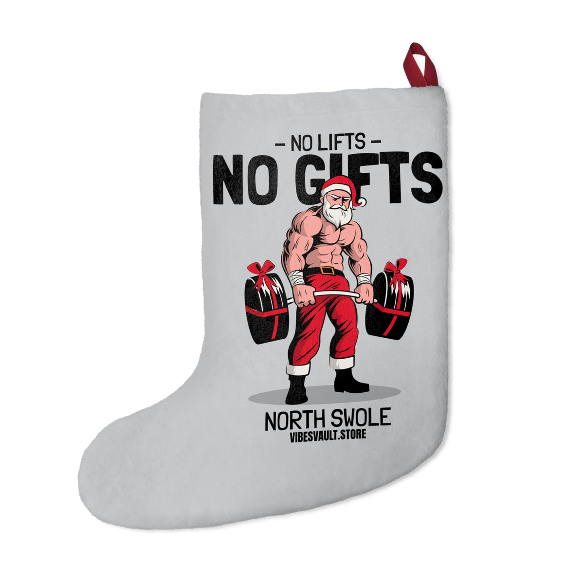 HOLIDAY Santa Lifting Gifts Christmas Stockings