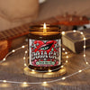 Red Heart Chrome Eye Amber Jar Soy Candle