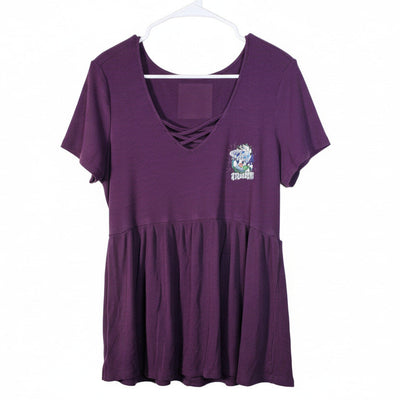 Purple Beetlejuice Graphic Shirt Plus Size