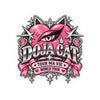 Pink Heart Chrome Eye Kiss-Cut Stickers