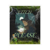 Witch Please Vinyl Sticker — 'Don't Tempt Me' Mystic Kiss-Cut Decal— Halloween 2026