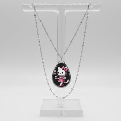 Pink Kitty Queen Necklace - Cannabis Culture